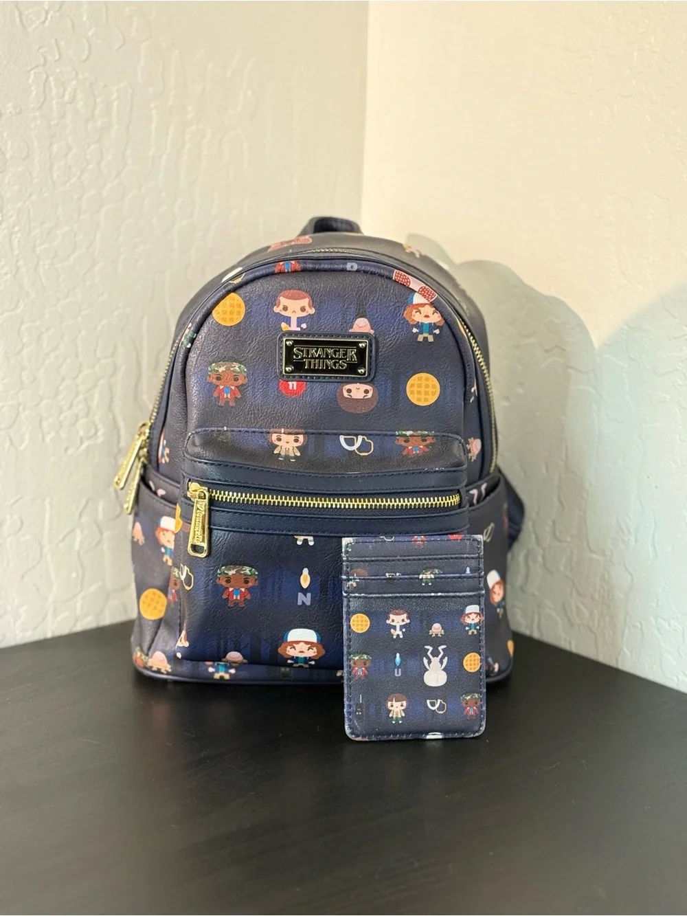 Loungefly Rare Stranger Things Season 1 Backpack With Matching Wallet